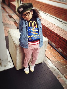 ANNさん（キッズ・110cm）の秋コーディネート