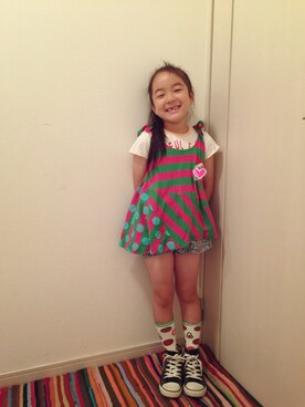 ANNさん（キッズ・110cm）の夏コーディネート