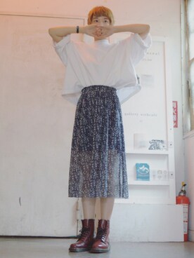  シ ノ ☽さん（レディース・161cm）の秋コーディネート