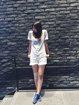 「ORENDA（オレンダ）のアイテム」を使った、田光茜さん（レディース・174cm）の春コーディネート