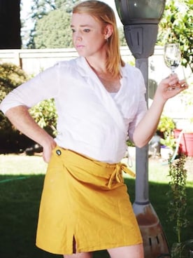 「PENDLETON（ペンドルトン）のアイテム（その他トップス）」を使った、Nicole Tignorさん（レディース・163cm）の夏コーディネート