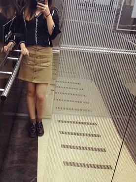 「skirt」｜「アイテム（その他シューズ）」を使った、Escape_さん（レディース・161cm）の冬コーディネート