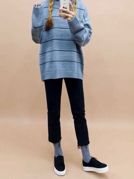 「model」｜Escape_さん（レディース・165cm）の冬コーディネート