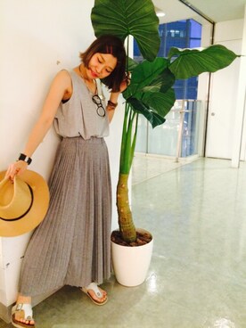 希美さん（レディース・160cm）の春コーディネート