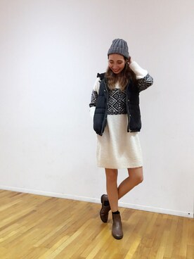 「Paradise Picnic（パラダイスピクニック）のアイテム（ジャケット/アウター）」を使った、Kaylee♡さん（レディース・168cm）の秋コーディネート