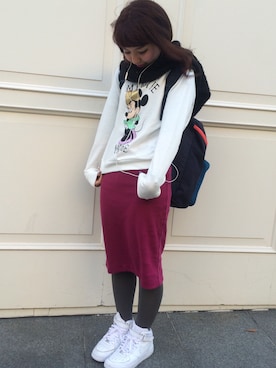 「スエット」｜日本さん（レディース・156cm）の春コーディネート