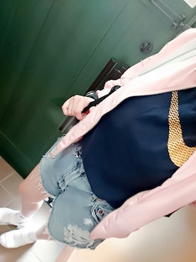「ストリート系」｜「アイテム（サンダル）」を使った、ゆうきちさん（レディース・158cm）の夏コーディネート