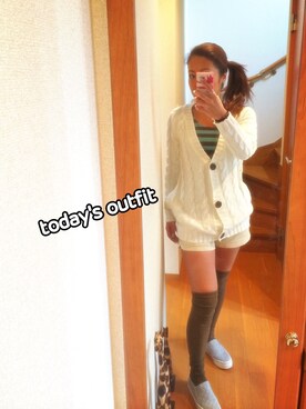 「アイテム（その他シューズ、グレー系）」を使った、LOCO❤︎さん（レディース・159cm）の春コーディネート