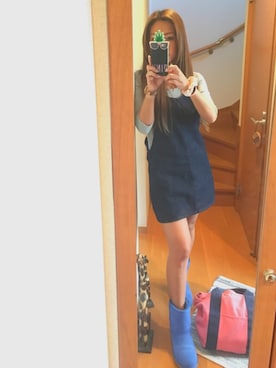 LOCO❤︎さん（レディース・159cm）の冬コーディネート