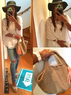 LOCO❤︎さん（レディース・159cm）の夏コーディネート