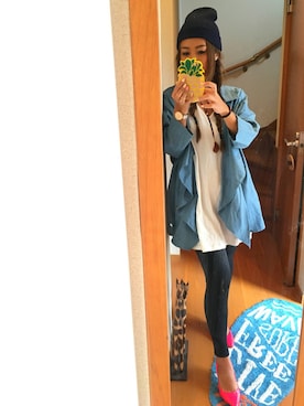 「ANALOG.（アナログ）のアイテム」を使った、LOCO❤︎さん（レディース・159cm）の秋コーディネート