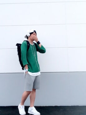 「アイテム（バングル/リストバンド）」を使った、だいちゃん☆さん（メンズ・174cm・20代）の夏コーディネート