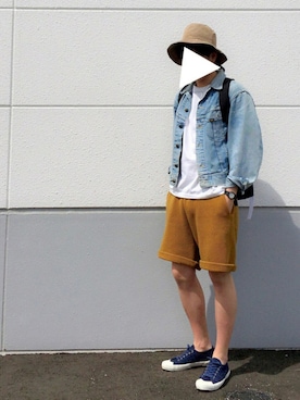 「INST DESIGN WORK（インストデザインワーク）のアイテム」を使った、だいちゃん☆さん（メンズ・175cm）の夏コーディネート