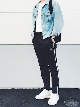 「INST DESIGN WORK（インストデザインワーク）のアイテム」を使った、だいちゃん☆さん（メンズ・175cm）の秋コーディネート