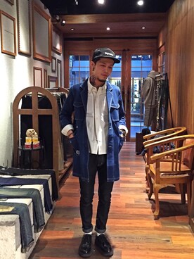 「Taichung」｜「アイテム（ダウンジャケット/コート）」を使った、Harryさん（メンズ・171cm）の冬コーディネート