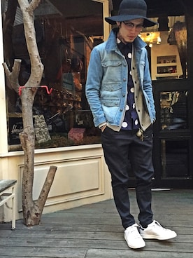 「jeffdecker」｜Harryさん（メンズ・171cm）の冬コーディネート