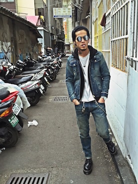 「jeffdecker」｜Harryさん（メンズ・171cm）の冬コーディネート