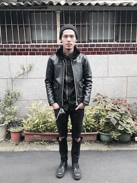 「アイテム（キーホルダー）」を使った、Harryさん（メンズ・171cm）の冬コーディネート