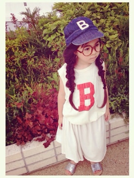 ★m☺︎m☺︎★mini★t☺︎y★さん（キッズ・80cm）の夏コーディネート