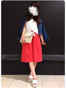 「CECIL McBEE（セシルマクビー）のアイテム（その他）」を使った、Maiさん（レディース・155cm）の春コーディネート