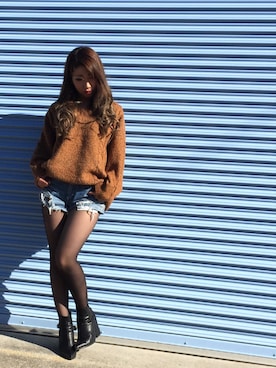 Maiさん（レディース・155cm）の冬コーディネート