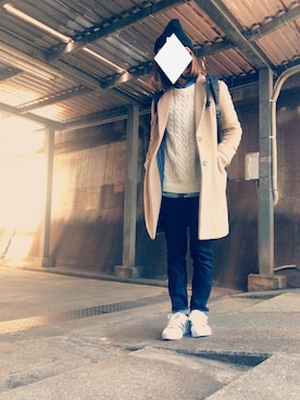 しま。さん（レディース・158cm）の冬コーディネート