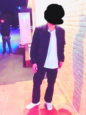 「EDWIN（エドウィン）のアイテム（ミリタリージャケット）」を使った、Y.Sさん（メンズ・178cm）の春コーディネート