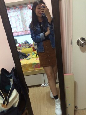 yannesさん（レディース・160cm）の冬コーディネート