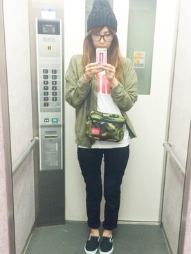 「Manhattan Portage」｜kanaさん（レディース・165cm）の秋コーディネート