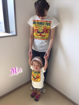 「ヒスミニ」｜「アイテム（その他）」を使った、♡Mei♡さん（キッズ・80cm）の夏コーディネート