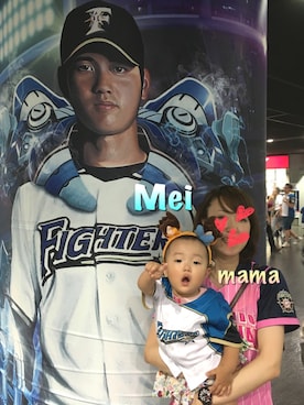 「ヒスミニ」｜「アイテム（その他）」を使った、♡Mei♡さん（キッズ・80cm）の夏コーディネート