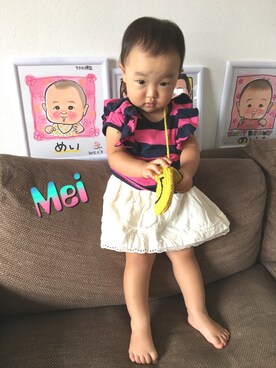 ♡Mei♡さん（キッズ・80cm）の夏コーディネート