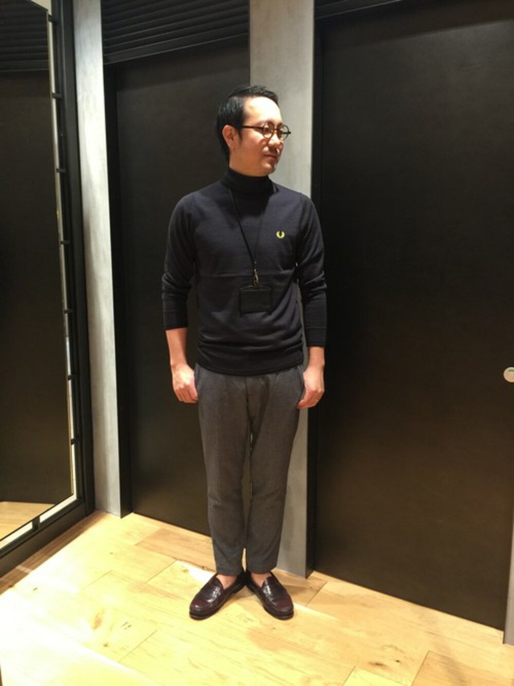 takeshiさんの「Turtle Knit（FRED PERRY）」を使ったコーディネート