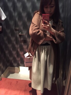 「KATIE JUDITHのアイテム」を使った、Koeyさん（レディース・155cm）の冬コーディネート