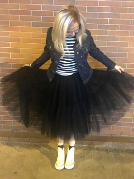 「Glamorous（グラマラス）のアイテム」を使った、Amelie Ong さん（レディース・160cm）の秋コーディネート