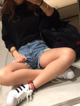 「VISION（ヴィジョン）のアイテム（バッグ）」を使った、KONさん（レディース・152cm）の秋コーディネート