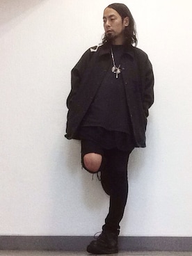 「KIDS LOVE GAITE」｜「アイテム（アクセサリー）」を使った、志鎌英明さん（メンズ・170cm）の秋コーディネート