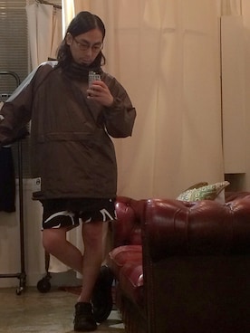 「ETHOS（エトス）のアイテム（パンツ）」を使った、志鎌英明さん（メンズ・170cm）の夏コーディネート