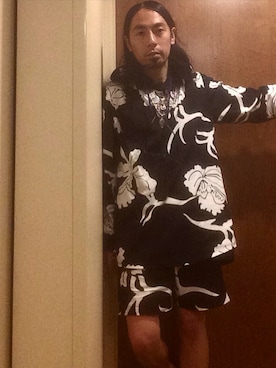 「ETHOS（エトス）のアイテム（パンツ）」を使った、志鎌英明さん（メンズ・170cm）の夏コーディネート