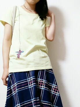 「SPIRALGIRL（スパイラルガール）のアイテム（アクセサリー）」を使った、ねこぢからさん（レディース・156cm）の春コーディネート