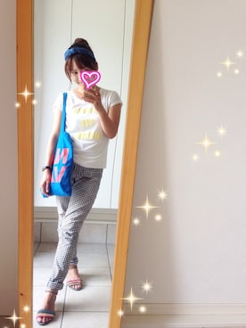 「smiスマイル☺」｜ぽしこさん（レディース・158cm）の夏コーディネート
