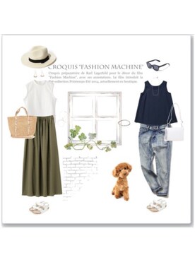 ukiさん（レディース・172cm）の夏コーディネート