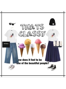 ukiさん（レディース・172cm）の夏コーディネート