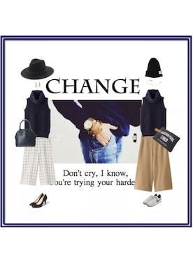 ukiさん（レディース・172cm）の秋コーディネート