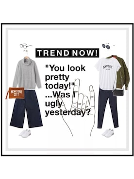 ukiさん（レディース・172cm）の秋コーディネート