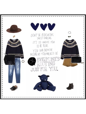 「L'EST ROSE（レストローズ）のアイテム（アクセサリー）」を使った、ukiさん（レディース・172cm）の秋コーディネート