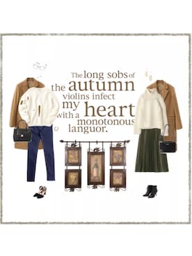 ukiさん（レディース・172cm）の秋コーディネート