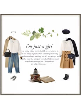 「haunt（ハウント）のアイテム」を使った、ukiさん（レディース・172cm）の冬コーディネート