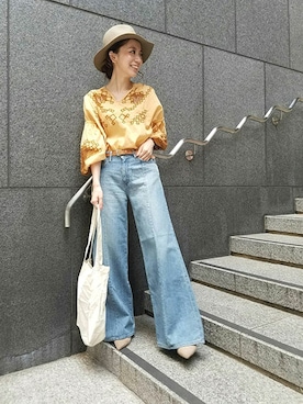 庄司 未菜美さん(レディース・159cm)の夏コーディネート