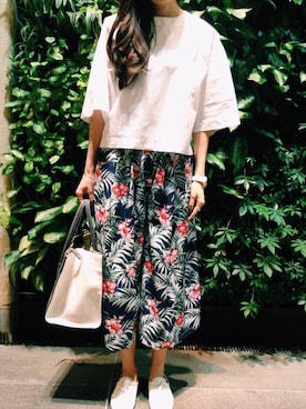 「skirt」｜「アイテム（パンツ）」を使った、tangersさん（レディース・163cm）の秋コーディネート